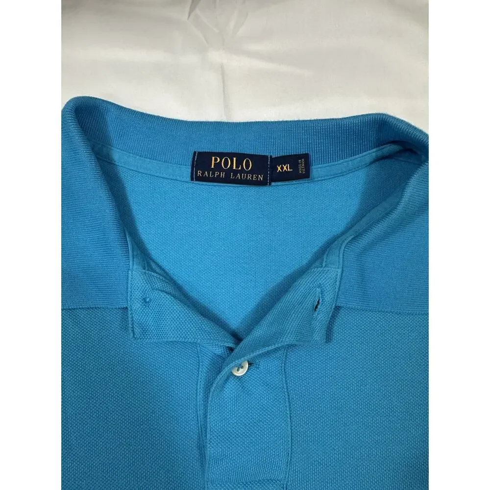 Polo Ralph Lauren Polo Teal Men’s Size 2xl 100% Cotton
